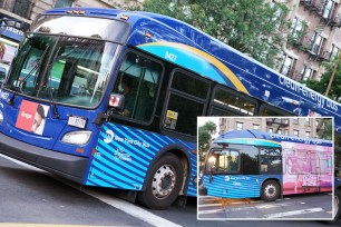 A general photo of an MTA bus