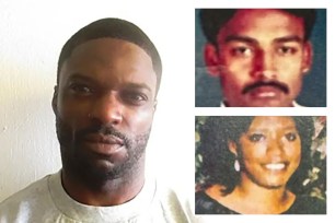 Michael Dewayne Smith, left. Victims Janet Moore (lower right) and Sharath Pulluru (upper right). 