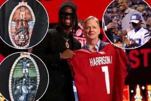 Marvin Harrison Jr. tribute NFL Draft