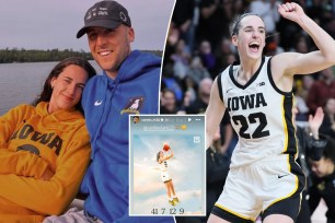 Caitlin Clark's boyfriend shares sweet message after her dominant Iowa win