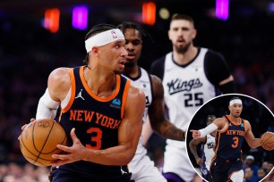 Josh Hart scored 31 points for the Knicks and nearly recorded another triple-double in their win against the Kings.