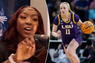 LSU women’s basketball star Flau’jae Johnson defended her former teammate, Hailey Van Lith when asked about the point guard's decision to transfer to TCU after one season with the Lady Tigers.