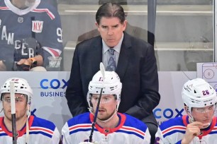 Peter Laviolette has been happy with the Rangers mindset during the stretch run: "They've been dialed in."