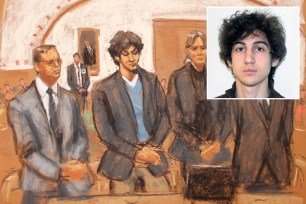 Dzhokhar Tsarnaev, a man in a suit