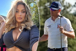 paige spiranac and zach johnson