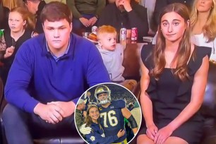 Joe Alt's NFL draft moment was nearly overshadowed by his girlfriend Emilie Meyer, whose stoic reaction  captured attention on social media. 