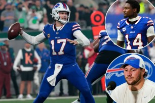 Josh Allen snapped at Stefon Diggs after season-opening loss to Jets