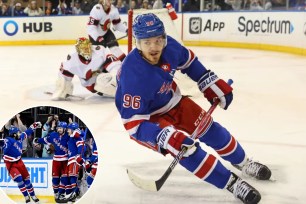 Rangers' top line is playing well entering the playoffs.