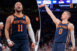 Jalen Brunson, Donte DiVincenzo and the Knicks will determine their playoff positioning across the regular season's final four games.