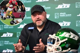 Joe Douglas and the Jets could take Brock Bowers if he's available at No. 10 in the 2024 NFL Draft.