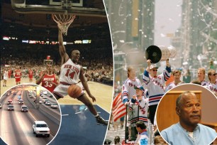 How O.J. Simpson overshadow Knicks/Rangers in 1994