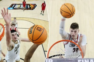 Zach Edey and Donovan Clingan will be tasked with guarding each other in the Purdue-UConn national championship game Monday.