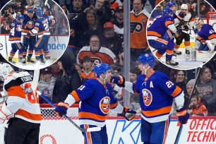 The Islanders defeated the Flyers in overtime Monday to keep their postseason hopes alive.