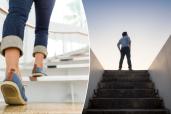 New research presented last week at a European cardiology conference found that folks who habitually take the stairs lower their risk of death from heart disease by roughly 39%.