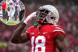 Ohio State's Marvin Harrison Jr. and LSU's Brian Thomas are two of the top wide receivers available in the 2024 NFL Draft.