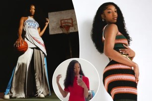 LSU All-American forward Angel Reese looked stunning in a new photoshoot with Vogue, and explained why she's ready for the WNBA. 