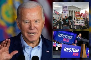 Joe Biden, abortion protests