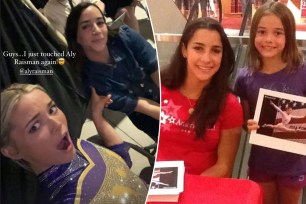 Olivia Dunne reunites with Aly Raisman nearly 12 years after childhood encounter