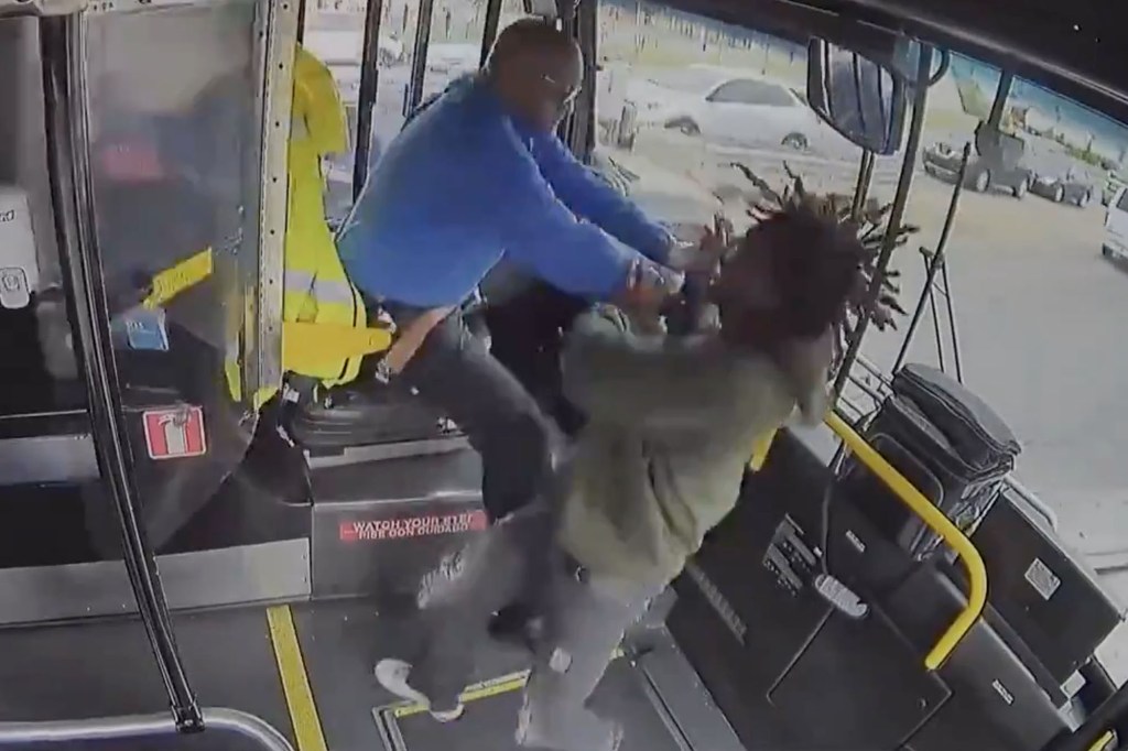Oklahoma City bus brawl. 