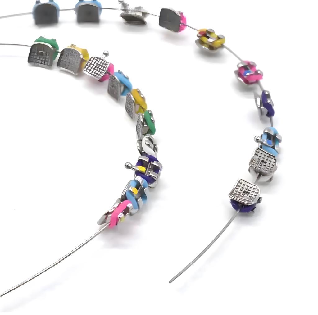 Close up of fashion braces sold by the online store VâAdorned