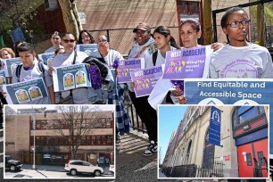 Parents protesting