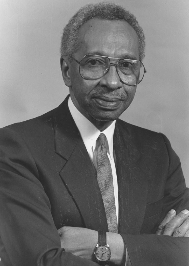 Portrait of former Maryland Democratic Congressman Parren Mitchell, 1996. 
