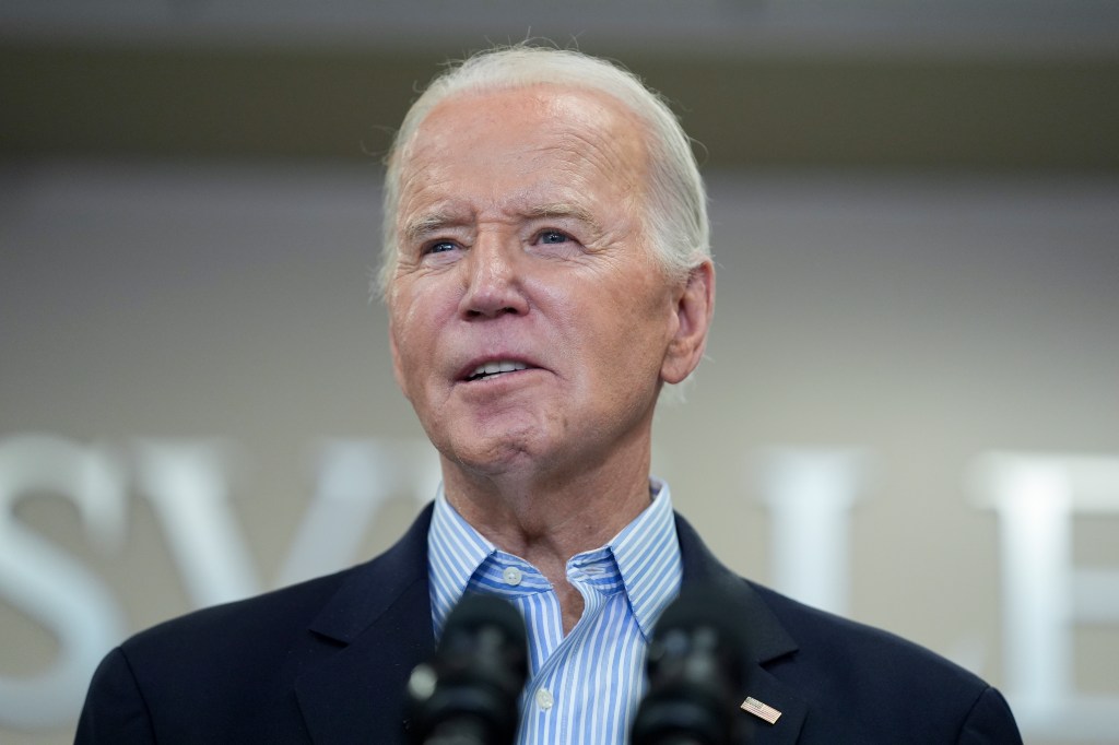 President Joe Biden delivers remarks during a visit to the southern border, Thursday, Feb. 29, 2024, in Brownsville, Texas.