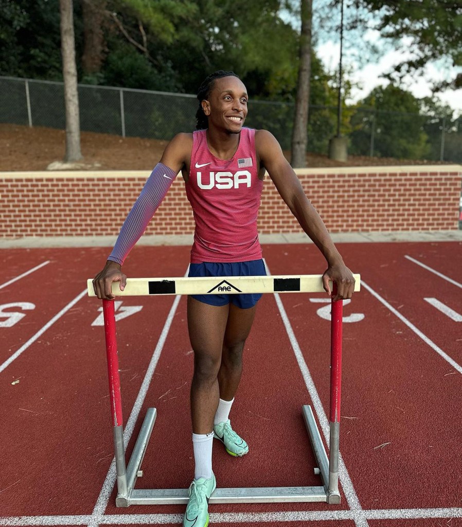 r is set to compete at the US Olympic track and field trials in Oregon following his surprise win in the 60-meter hurdles at the Millrose Games in February. 