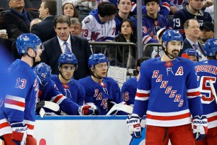 The Rangers still don't know their opponent for the first round of the NHL playoffs.