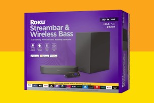 A Roku Streambar box for television