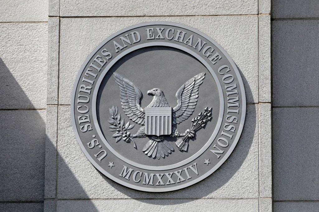 Securities and Exchange Commission sign