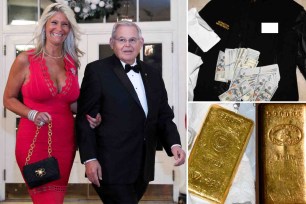 Bob Menendez, gold bars and cash