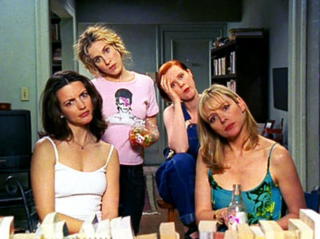 Sex and the City characters Samantha, Carrie, Miranda, and Charlotte