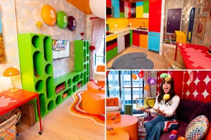 SKITTLESÂ® Littles Living â a maximized yet micro, rainbow-filled apartment designed by decorator Dani KlariÄ â is shaking up NYC to give one lucky fan the chance to not only âTaste The Rainbow,â but live in it too with rent paid for one year by SKITTLES.