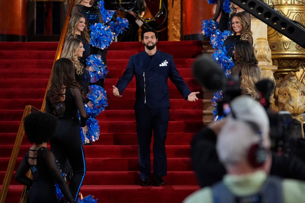 Caleb Williams, Southern California quarterback, posing on the red carpet at the 2024 NFL Draft in Detroit