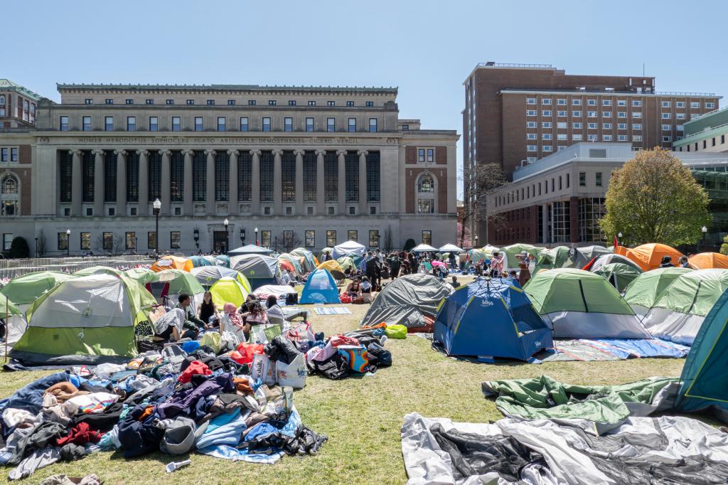 Anti-Israel protests Columbia University