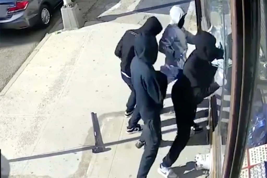 A photo of four brazen daylight robbers at a Yonkers jewelry store.