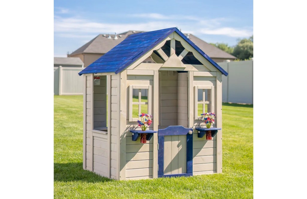 Sunny 3' x 3' Indoor/Outdoor Use Solid Wood Playhouse