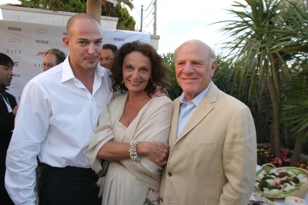 Alex Von Furstenberg, Diane Von Furstenberg, and Barry Diller.