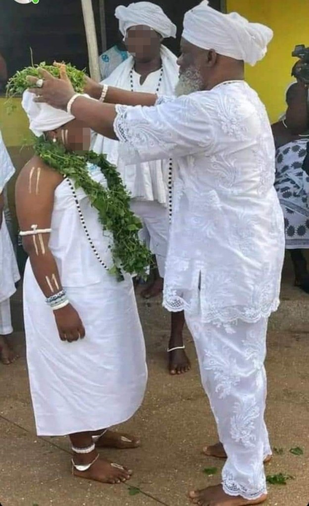 A 12-year-old girl who was married to a 63-year-old high priest has been placed under police protection in Ghana.