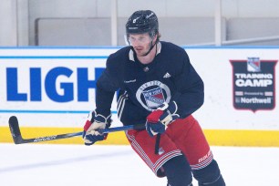 Jacob Trouba will likely skate with the Rangers' third defensive pairing for at least Game 1 against the Capitals.