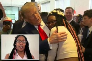 A Trump supporter who met the former president at an Atlanta Chick-fil-A spoke out Friday against the media's coverage of Black voters.