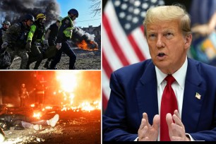 Former President Donald Trump's plan to end the Ukraine war if re-elected revolves around pressuring the American ally to give up some of it territory to the invading Russian forces, according to a new report.