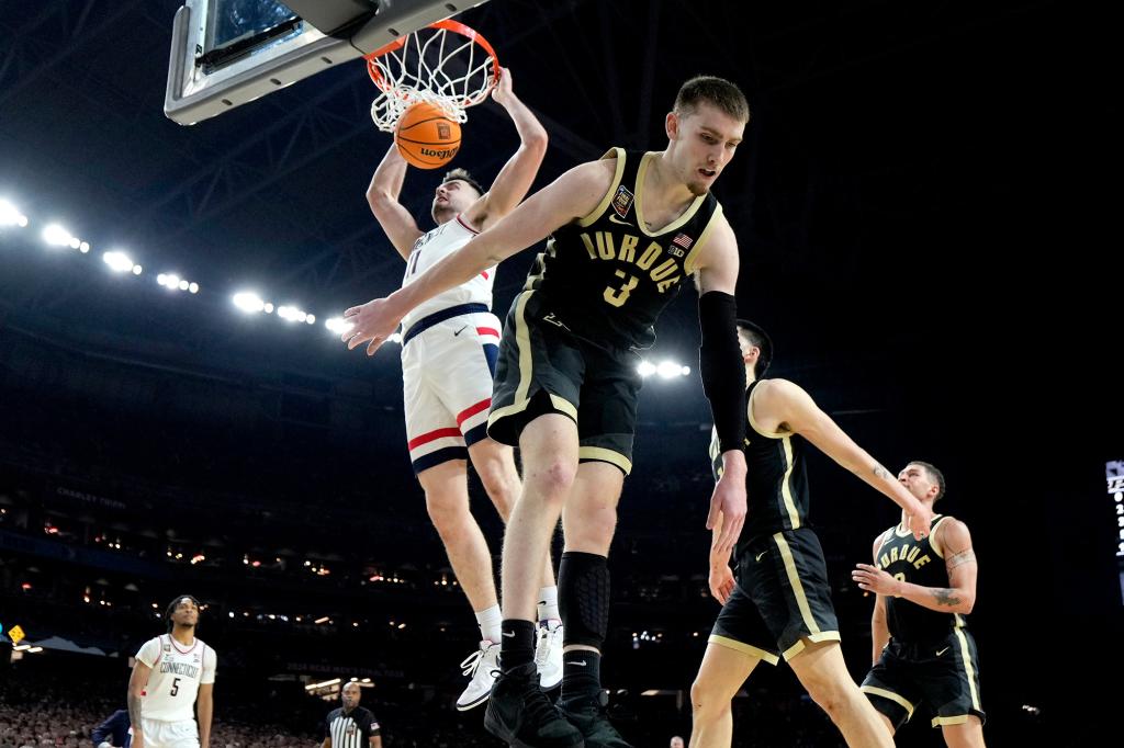 UConn secured its second consecutive championship with a win Monday against Purdue.