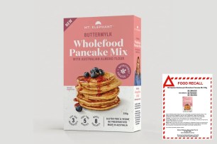A vegan pancake mix sold nationwide has been urgently recalled over concerns about an “undeclared allergen."