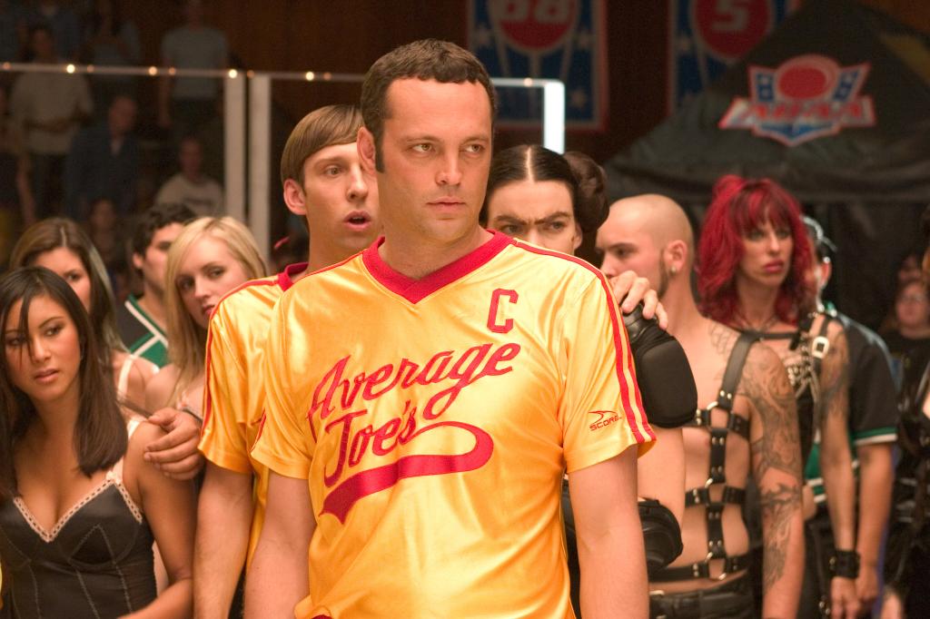 Vince Vaughn in "Dodgeball" for summer movie .
