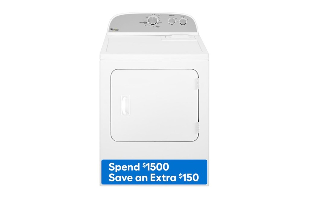 Whirlpool 7-cu ft Electric Dryer (White)
