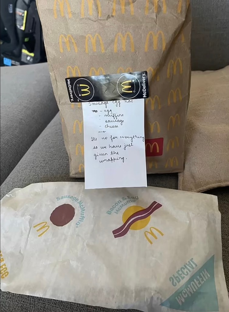 "Technically, there should have been one patty in the box. There are two all-beef patties and the instructions only removes one," one eagle-eyed commenter pointed out.