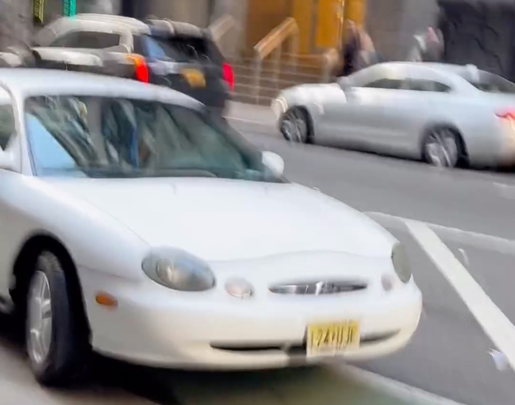 Driver plows car onto NYC sidewalk in wild road rage incident: video