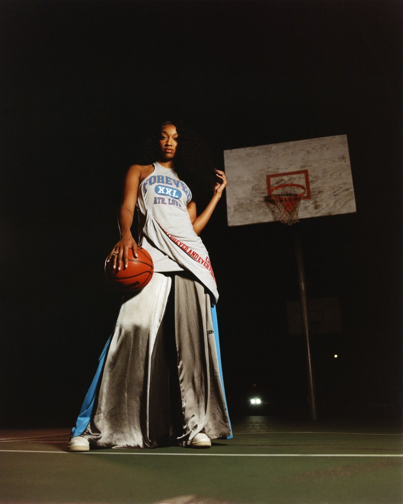 Angel Reese declares for the 2024 WNBA Draft in Vogue on April 3, 2024. 